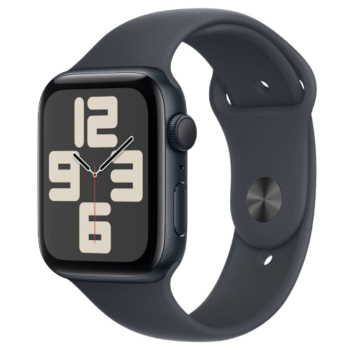 Apple Watch SE 2022 GPS 44MM Midnight Aluminum Case with Midnight Sport Band