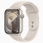 Apple Watch Series 9 GPS 45MM Starlight Aluminum Case with Starlight Sport Band