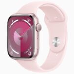 Apple Watch Series 9 GPS 45MM Pink Aluminum Case with Pink Sport Band