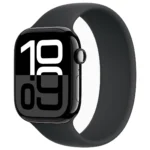 Apple Watch Series 10 GPS 46MM Jet Black Aluminum Case with Black Sport Band