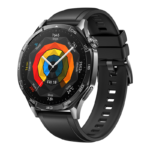 HUAWEI Watch GT 5 46mm Black stainless steel frame with Black Fluoroelastomer Strap