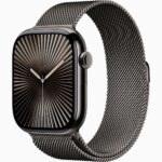 Apple Watch Series 10 GPS + Cellular 46MM Slate Titanium Case with Slate Milanese Loop