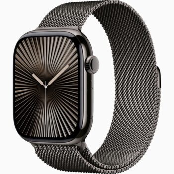 Apple Watch Series 10 GPS + Cellular 46MM Slate Titanium Case with Slate Milanese Loop