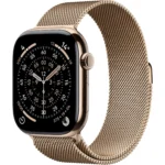 Apple-Watch-Series-11-titanium-46mm-Gold-Milanese-cellmart