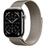 Apple Watch Series 11 Natural Titanium Case 46MM GPS + Cellular with Natural Milanese Loop