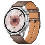 HUAWEI Watch GT 6 46mm stainless steel frame with Grey Composite Leather Strap