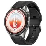 HUAWEI Watch GT 7 46mm Stainless Steel case with Black easy-clip Fluoroelastomer Strap