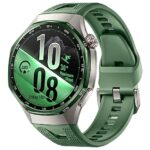 Huawei Watch GT 7 Pro 46mm Titanium Alloy Case with Green Fluororubber Strap