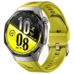 Huawei Watch GT 7 Pro 46mm Titanium Alloy Case with Yellow Fluoroelastomer Strap