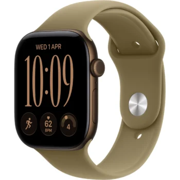 Apple Watch Series 12 GPS 42MM Dark Bronze Aluminum Case with Olive Sport Band