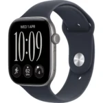 Apple Watch Series 12 GPS 42MM Space Grey Aluminum Case with Navy Blue Sport Band