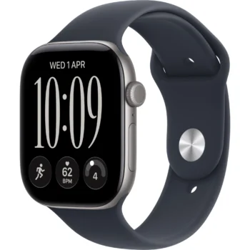Apple Watch Series 12 GPS 42MM Space Grey Aluminum Case with Navy Blue Sport Band