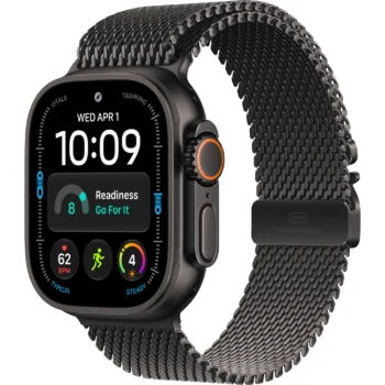 Apple Watch Ultra 4 49MM Black Titanium Case GPS + CELLULAR with Black Titanium Milanese Loop