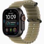 Apple Watch Ultra 4 49MM Black Titanium Case GPS + CELLULAR with Translucent Ocean Band